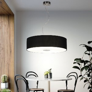 luminaire ronde noir