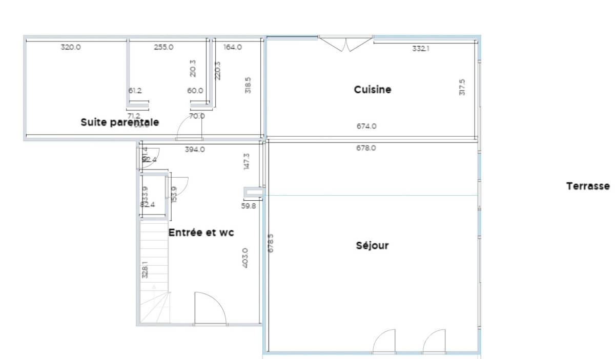 plan maison style contemporain